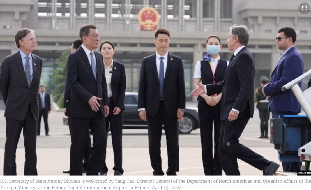 Blinken et la gifle qu’il a reçue lors de sa visite en Chine.