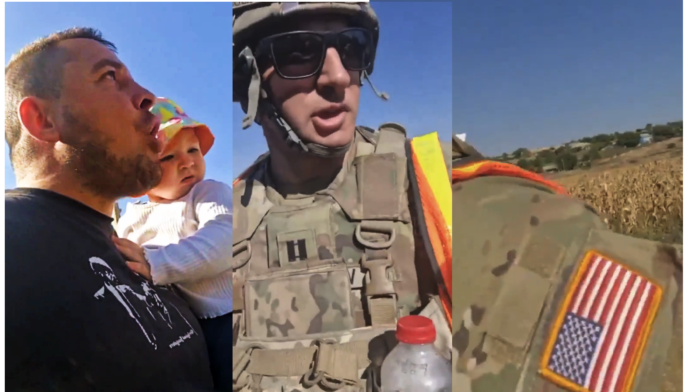 En Moldavie, un agriculteur a découvert des soldats de l'OTAN dans son jardin. Allez en Amérique...