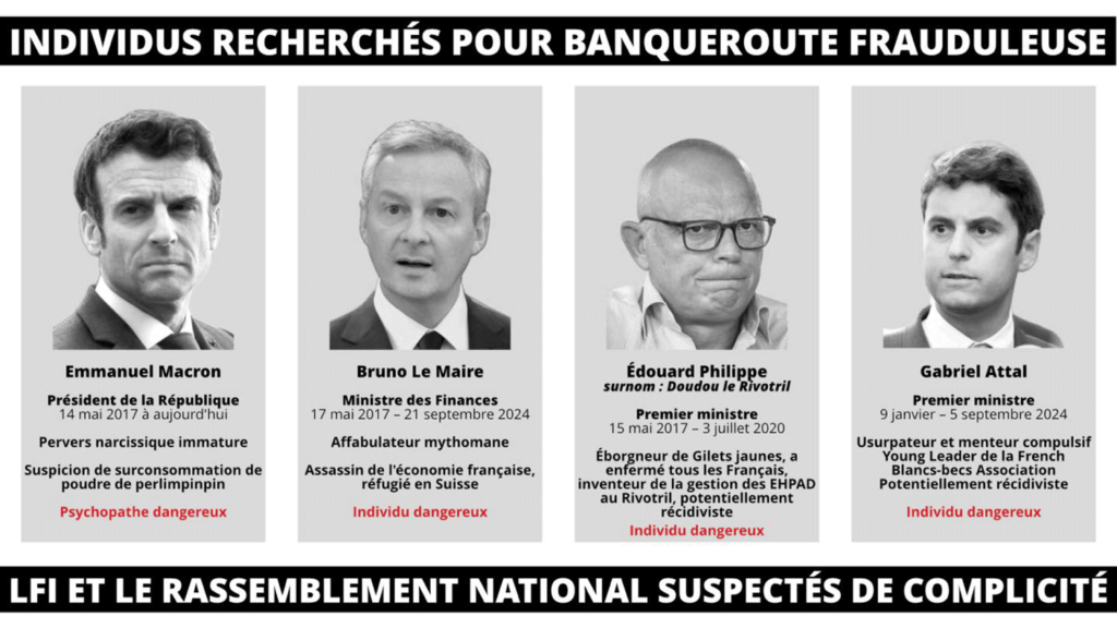 Plus de 8 Français sur 10 ont une mauvaise image des partis, selon un sondage Le pognon est facile à trouver. Qu'ils diminuent leur salaire et leurs frais (logement, véhicule, resto ....). Ça ferait un beau pactole Barnier devait tomber selon oliv, il est toujours là.. et il va rester... rien ne se passera et le budget sera voté. Il n'y a aucune opposition qui entend les français depuis bien longtemps ‼️ et ça ne va pas changer..nos votes ne changent rien, on se fout de nous, c'est tout. L'assemblée est un théâtre.💁