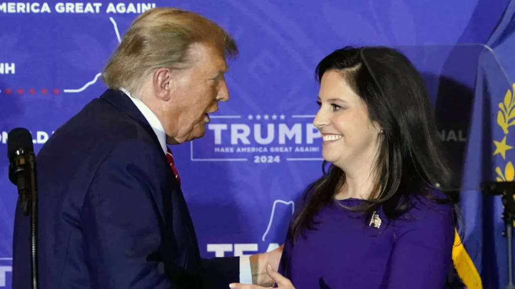 US Le président élu Donald Trump a choisi Elise Stefanik, membre du Congrès de New York, comme ambassadrice aux Nations Unies, choisissant un allié avec peu d'expérience en politique étrangère et un fervent partisanIsraël les points de vue pour représenter Washington à l'organisation internationale.
“Elise est un combattant America First incroyablement fort, dur et intelligent, a déclaré” Trump dans un communiqué lundi.
Depuis le début de la guerre israélienne contre Gaza en octobre 2023, Stefanik a soutenu des projets de loi ciblage campements étudiants pro-palestiniens qui ont été érigés au printemps dernier pour protester contre la guerre, appelant leurs administrations à couper les liens économiques avec Israël ou les entreprises qu'ils disent soutenir la guerre.
Stefanik a augmenté sa reconnaissance de nom en décembre 2023 après avoir agressivement poursuivi plusieurs présidents d'université lors d'une audience sur l'antisémitisme, axée sur les manifestations pro-Palestiniennes qui se déroulent sur les campus des États-Unis. Ces manifestations ont été qualifiées d'antisémites par certains législateurs américains, y compris Stefanik, sur la base qu'ils critiquaient Israël. Bien qu'il n'y en ait pas autant qu'au printemps, les manifestations se poursuivent.
Stefanik a affirmé à plusieurs reprises au cours des audiences que les slogans "du fleuve à la mer" et "mondialiser l'Intifada" équivalaient à des appels au génocide.
Une fois que le Sénat aura confirmé sa nomination, elle succédera à l'ambassadrice des États-Unis, Linda Thomas-Greenfield, qui a occupé le poste pour l'ensemble de l'administration Biden.
Stefanik assumera le rôle au milieu de la guerre israélienne contre Gaza et de la guerre russe contre l'Ukraine.
Au cours de l'année écoulée, Thomas-Greenfield a opposé son veto à plusieurs tentatives de l'ONU appelant à un cessez-le-feu à Gaza, les États-Unis devenant plus isolés au niveau international en raison de leur soutien fervent à Israël et à ses efforts de guerre.
Dans le premier mandat de Trump en tant que président des États-Unis, il a choisi Nikki Haley comme son ambassadeur à l'ONU. Comme Stefanik, Haley était une politicienne pro-israélienne et a utilisé sa position pour retirer les États-Unis du Conseil des droits de l'homme de l'ONU et de son agence culturelle, l'Unesco, les accusant d'avoir un parti pris anti-israélien.
Compte tenu de sa position pro-israélienne, Stefanik abordera probablement son leadership de la même manière.
Depuis le début de la guerre d'Israël contre Gaza, Stefanik a attaqué l'ONU et l'a accusée d'antisémitisme pour sa critique du bombardement de Gaza par Israël.
Les forces israéliennes ont jusqu'à présent tué plus de 43 000 Palestiniens depuis le début de la guerre, selon le ministère palestinien de la Santé. Cependant, ce décompte n'inclut pas ceux qui sont encore enterrés sous les décombres de Gaza.
En juillet, le British Medical Journal, The Lancet, a déclaré qu'il n'était "pas invraisemblable d'estimer que jusqu'à 186 000 décès, voire plus, pourraient être attribuables au conflit actuel à Gaza" en raison de décès directs et indirects.
L'ONU estimations que 70 pour cent des personnes tuées à Gaza sont des femmes et des enfants.Le mois dernier, Stefanik a appelé à une "réévaluation complète" du financement américain pour l'ONU, et elle a poussé pour bloquer le soutien de Washington à l'agence de l'ONU pour les réfugiés palestiniens, connue sous le nom d'Unrwa.
Elle a travaillé comme conseillère en politique intérieure sous l'administration du président George W. Bush et est devenue la plus jeune femme à être élue au Congrès en 2014.
Pendant son séjour au Congrès, elle a travaillé et soutenu plusieurs mesures pro-israéliennes, dont une projet empêcher efficacement les citoyens et les entreprises des États-Unis de fournir des informations aux pays étrangers et aux organisations internationales qui "ont pour effet de promouvoir" le boycott d'Israël. Le projet de loi visait le mouvement Boycott, Désinvestissement et Sanctions dirigé par les Palestiniens.
Elle a également soutenu une lettre appelant le président des États-Unis, Joe Biden, arrête le transfert de Mohammed al-Qahtani de Guantanamo Bay en Arabie Saoudite, bien qu'il ait été autorisé à être transféré et non accusé d'un crime.
