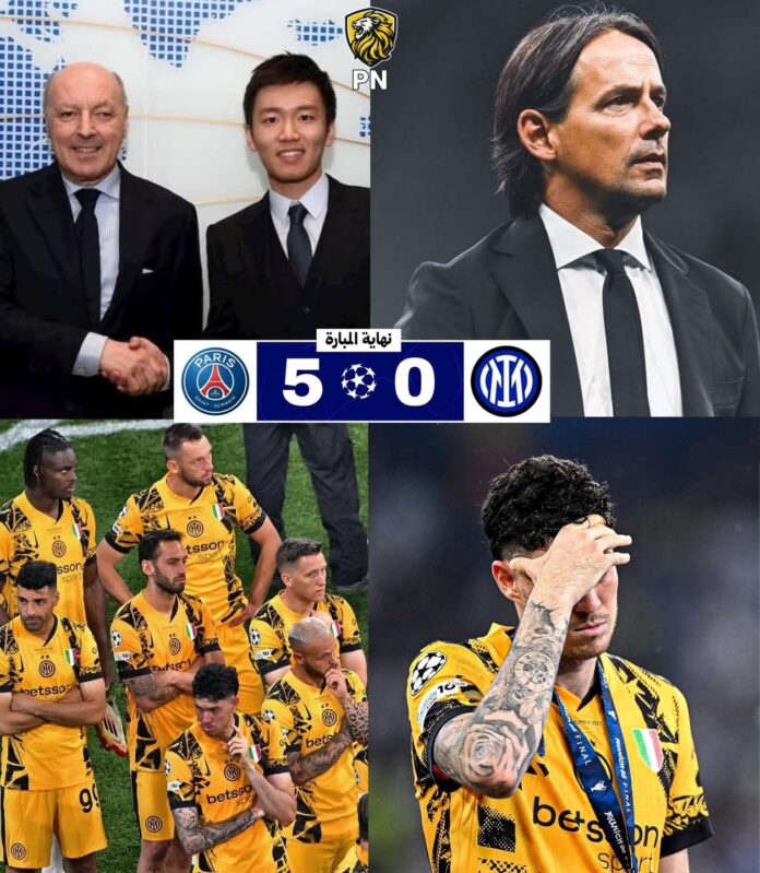 Certaines informations disent que les 300 millions d’euros qui provenaient de sources fictives venaient de Paris Le club a vendu la finale pour 300 millions d’euros à Paris. L’Inter a exposé le monde en achetant le match de Barcelone à l’arbitre puis en vendant la finale à Paris.. Dans les prochains jours avant le début de la ligue, on peut entendre l’Inter en Serie B ou Cheback autant qu’elle OBTIENT ! Le patron et son subalterne de l’épouse 121