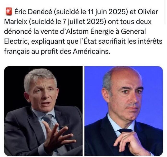 Il faudrait que tous les opposants à la Macronie prennent une photo d'eux tenant un papier où il est écrit "Je ne suis pas suicidaire" et qu'ils la postent sur leur compte X (particulièrement s'ils sont en lien avec Alstom).🤣🤣🤣