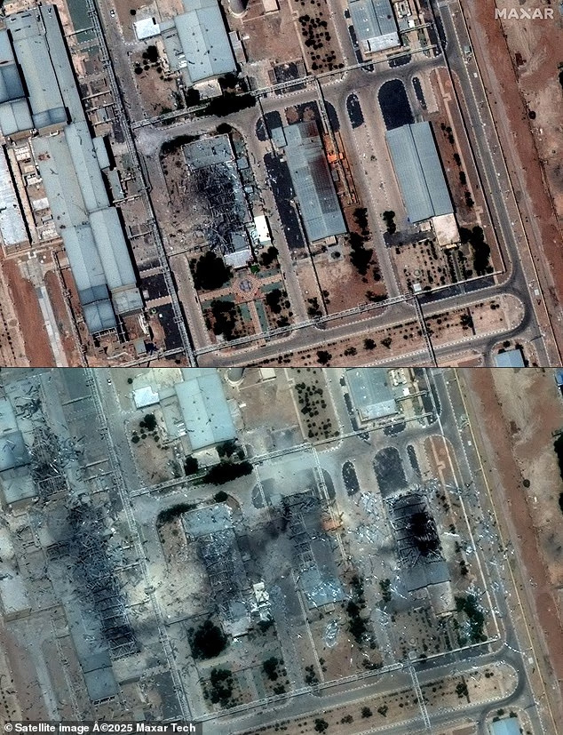 Les images nouvellement publiées montrent l’exactitude des attaques militaires, que Trump a prétendu avoir rasé le site d’Ispahan