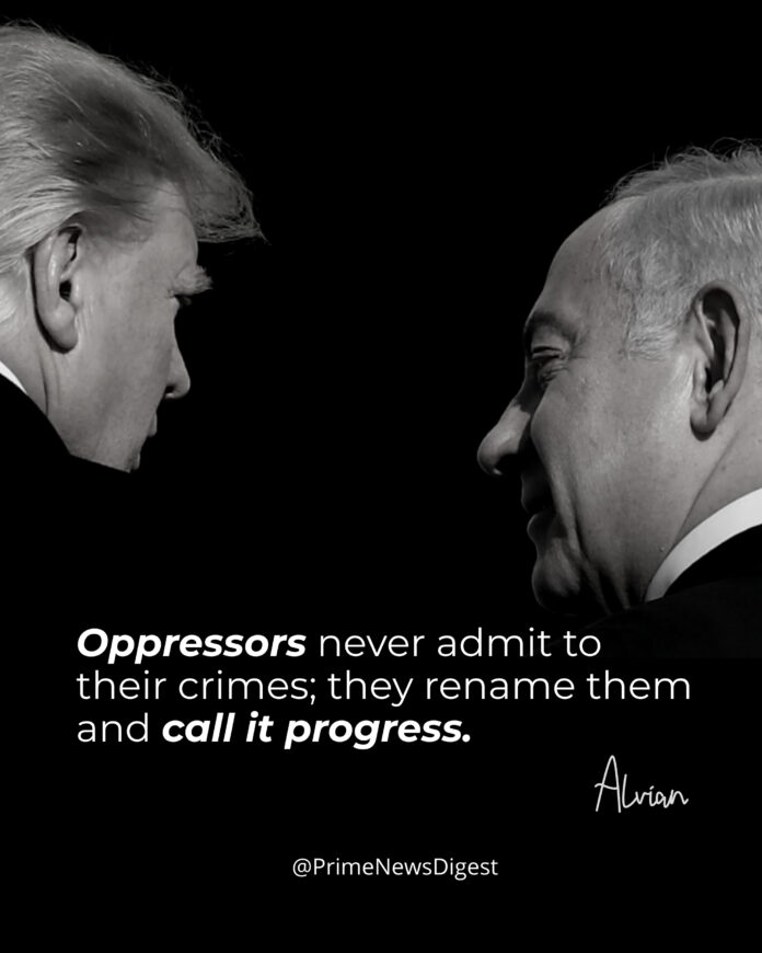 Coupez toute relation diplomatique. Descendez dans la rue. Inondez les réseaux sociaux. Faites savoir clairement que ce génocide ne se produira pas sous le regard du monde. Trump et Netanyahou parient sur l'inaction du monde. Prouvez-leur qu'ils ont tort.