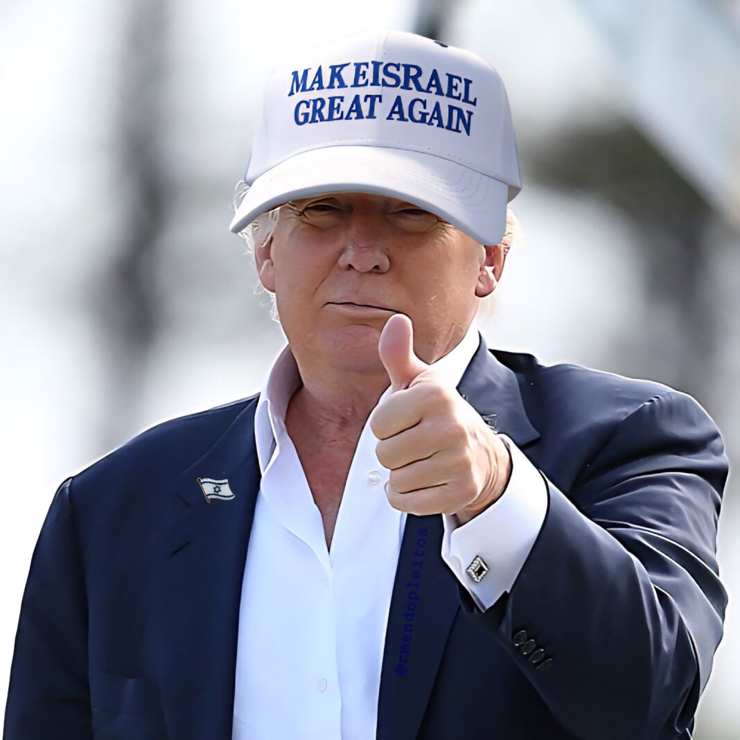 Trump demande l'accord du Congrès pour envoyer près de 6 milliards de dollars d'armes à Israël. C'est le président du « No War, America First » (Pas de guerre, l'Amérique d'abord).Trump, le même président qui criait autrefois « Pas de guerre, l'Amérique d'abord », livre aujourd'hui près de 6 milliards de dollars d'armes directement à Israël, qui les utilise pour commettre des massacres. Au sein du Congrès, aucune conscience ne tremblera, aucune voix n'osera dire « non ». Tous acquiesceront docilement. « La paix au Moyen-Orient » version Trump : 6,4 milliards de dollars en hélicoptères Apache et chars d'assaut pour Israël. Rien ne symbolise mieux la liberté que le financement de la machine d'occupation.