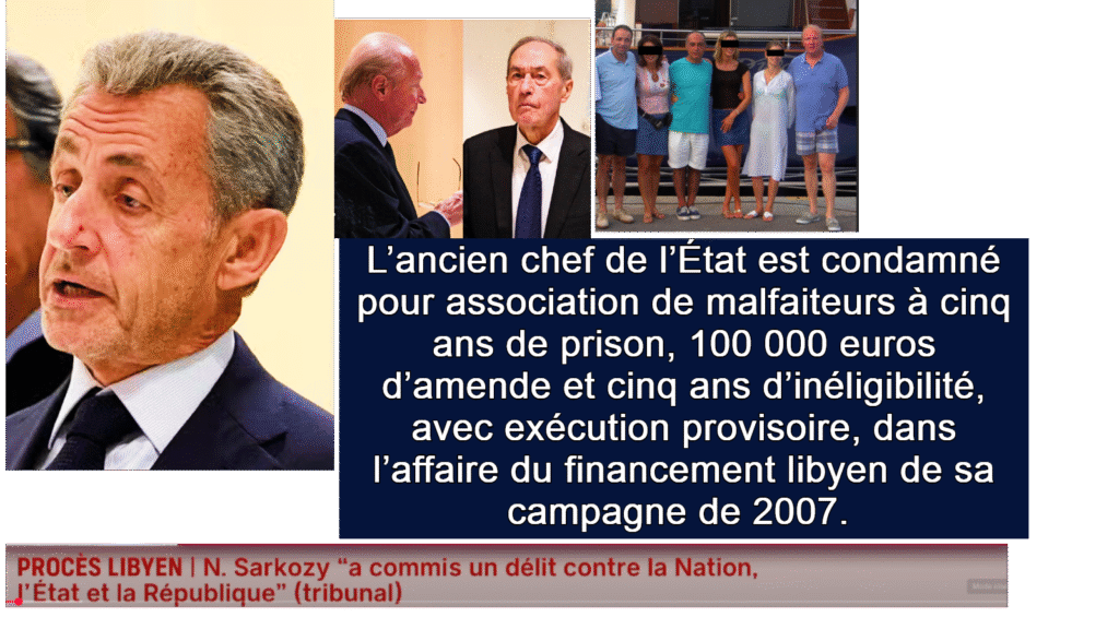 Procès Sarkozy-Kadhafi : Nicolas Sarkozy convoqué le 13 octobre pour connaître la date de son incarcération
Reconnu coupable d’association de malfaiteurs dans l’affaire du financement libyen et condamné à cinq ans de prison avec mandat de dépôt à effet différé, l’ex-président n’échappera pas à la prison, même en faisant appel. « Cette injustice est un scandale », a-t-il réagi.
