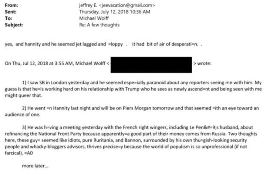😵‼️‼️ MARINE LE PEN DANS LES EPSTEIN FILES !Jeffrey Epstein explique dans un email avoir rencontré Marine Le Pen en 2018.Deux BOMBES sur le RN :▶️ « leur argent vient de la Russie »
▶️ « Ces gens avaient l’air idiots »Cnews n’en parlera JAMAIS 👀