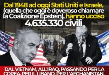 De 1948 à aujourd’hui, les États-Unis d’Amérique et Israël (la coalition Epstein) ont tué 4 635 330 civils aux quatre coins de la planète. Près de 5 millions de morts civiles ! Maintenant dites moi qui sont les vrais terroristes ? e 1948 à aujourd'hui, les États-Unis d'Amérique et Israël (la coalition Epstein) ont tué 4 635 330 civils aux quatre coins de la planète. Près de 5 millions de morts civiles ! Maintenant dites moi qui sont les vrais terroristes ?