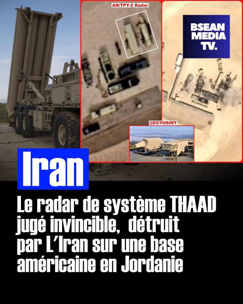 Selon des informations rapportées par CNN, l’Iran aurait détruit un radar du système de défense antimissile THAAD sur une base américaine située en Jordan.
Le radar de ce système est un élément clé permettant de détecter et suivre les missiles balistiques ennemis avant leur interception. Le coût total d’une batterie THAAD peut atteindre plusieurs milliards de dollars, et la production ainsi que le déploiement de ces équipements peuvent prendre entre cinq et sept ans.
Les États-Unis disposent d’un nombre limité de ces systèmes, considérés parmi les plus avancés au monde pour l’interception de missiles balistiques. Washington les avait déployés dans la région afin d’augmenter les chances d’intercepter les missiles iraniens lancés lors de l’escalade militaire récente.
Si cette destruction est confirmée, elle représenterait l’une des pertes les plus importantes subies par le système THAAD depuis son entrée en service, et constituerait un revers notable pour le dispositif de défense antimissile américain dans la région.