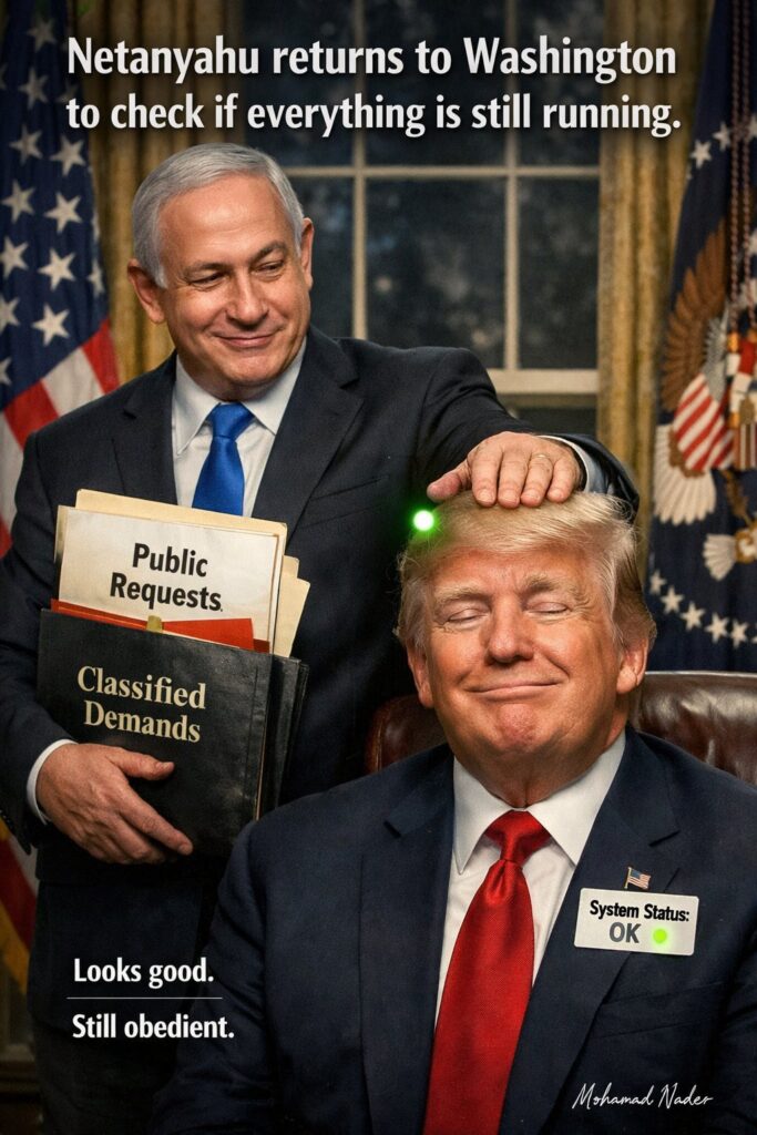 N'est-ce pas formidable ? C'est vraiment génial de voir Trump trouver le temps de jouer au golf avec ses riches amis alors que le reste du monde est en proie à une panique aveugle face à la possibilité d'une troisième guerre mondiale. 