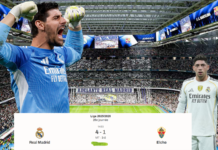 Grosse victoire du Real Madrid, 4-1 contre Elche !