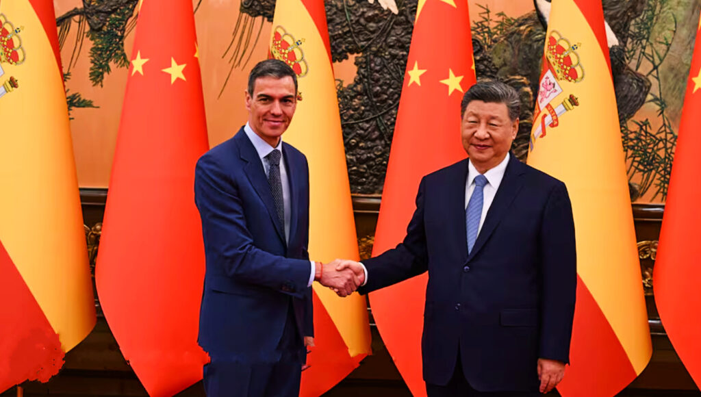 Xi Jinping place l'Espagne « du bon côté de l'histoire » et appelle Sánchez à lutter contre la « loi de la jungle »
Les présidents chinois et espagnol ont fait preuve d'harmonie et se sont engagés à renforcer leur coopération au Grand Palais du Peuple à Pékin, où ils se sont rencontrés ce mardi