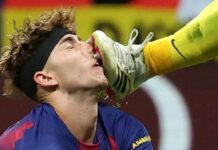 Le FC Barcelone est au cœur d’une énorme polémique après un match de Ligue des Champions marqué par des décisions arbitrales très contestées Le Barça n’a pas été éliminé de la Ligue des champions, il a été VOLÉ :