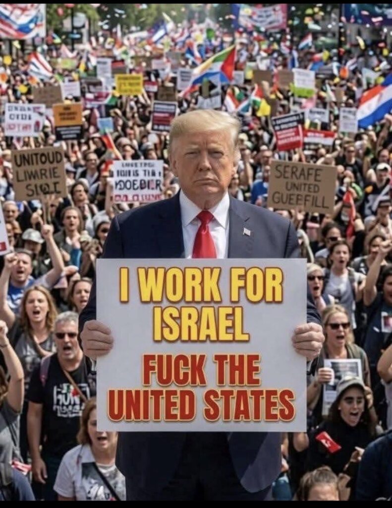  Leur objectif, c'est Donald Trump : « Écoutez, on gagne beaucoup d'argent. Les entreprises du secteur de la défense se portent à merveille. »
Et, bien sûr, on sacrifie les militaires américains, hommes et femmes, pour Israël ! 