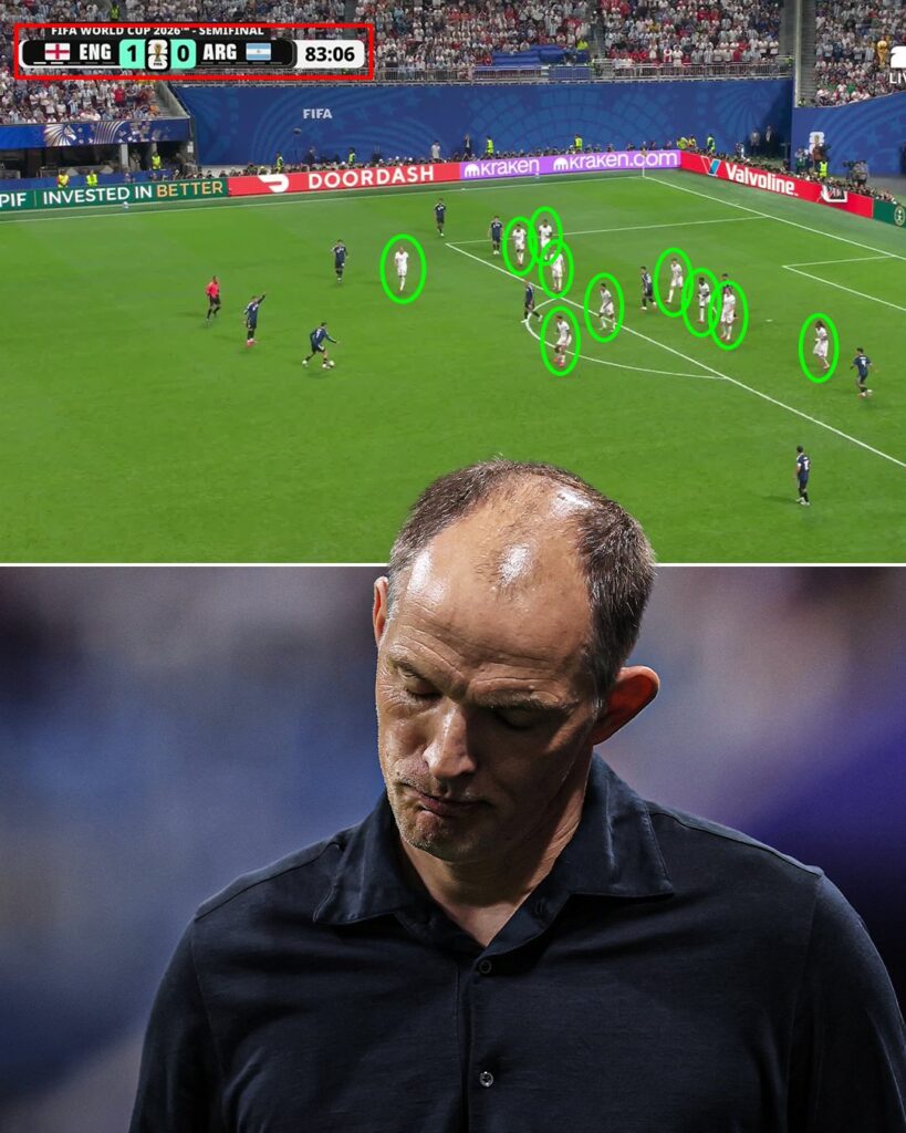 Je n'arrive ni à croire ni à comprendre comment l'Angleterre a abordé ce match après avoir pris l'avantage. Je ne comprends pas comment elle a laissé l'Argentine enchaîner les centres les uns après les autres depuis des positions idéales. »