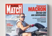 Douce France episode 1=Le cirque de l’été politique français, épisode 1 : condamnation, démission et mauvaise option Le chef de l'État y est photographié sur un scooter des mers en mouvement, de profil et regard tourné vers l'objectif, derrière des lunettes de soleil, sous le titre « dernier été aux commandes ». Un cliché visiblement autorisé, qui en rappelle d'autres pris lors de ses précédents séjours estivaux dans la résidence présidentielle située sur la côte varoise - et qui lui avaient déjà valu des critiques de ses opposants de gauche. « La mégalomanie absolue du personnage »